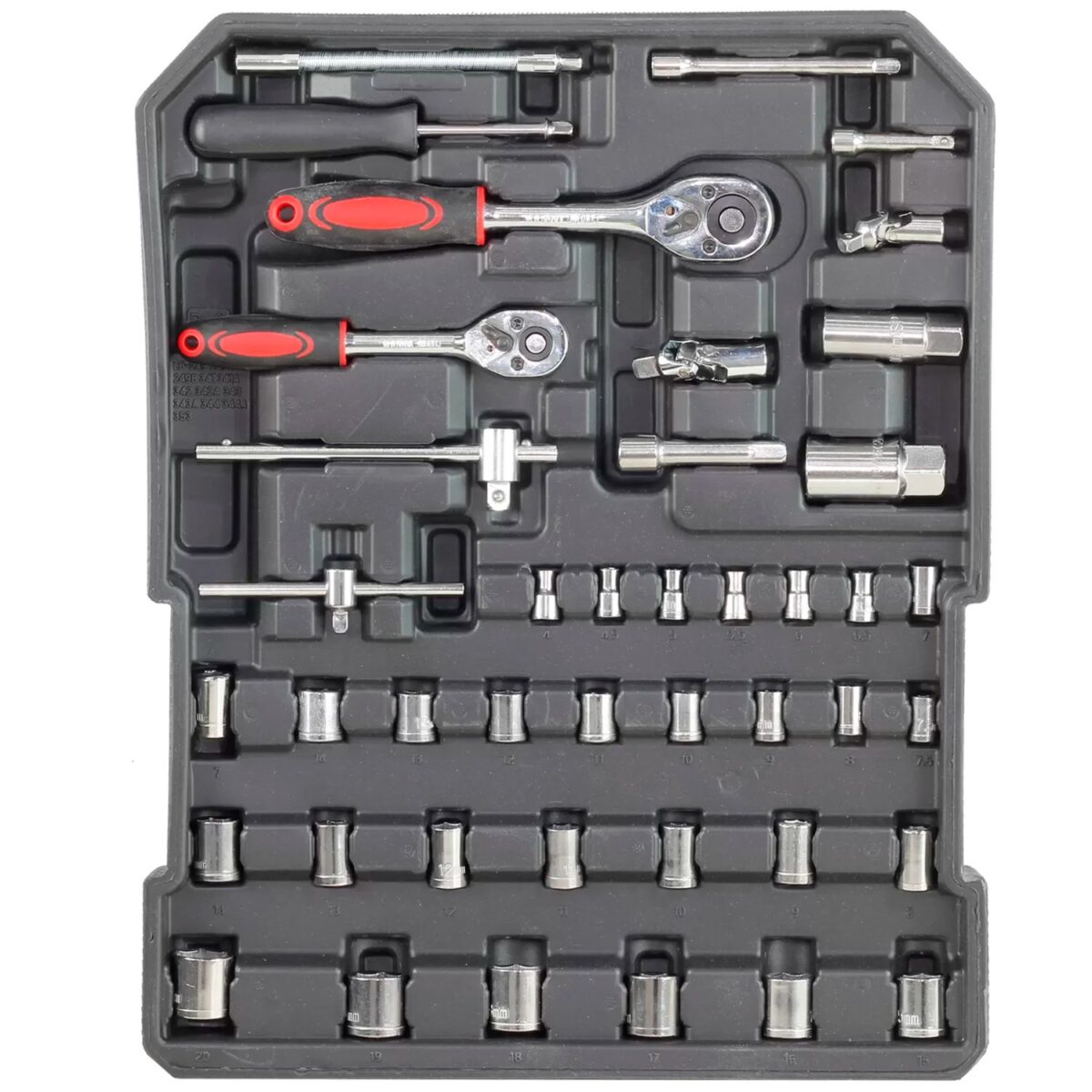 Kit Maleta de Ferramentas 184 Peças Cromo Vanadium com Rodas – Nagano - Imagem 4