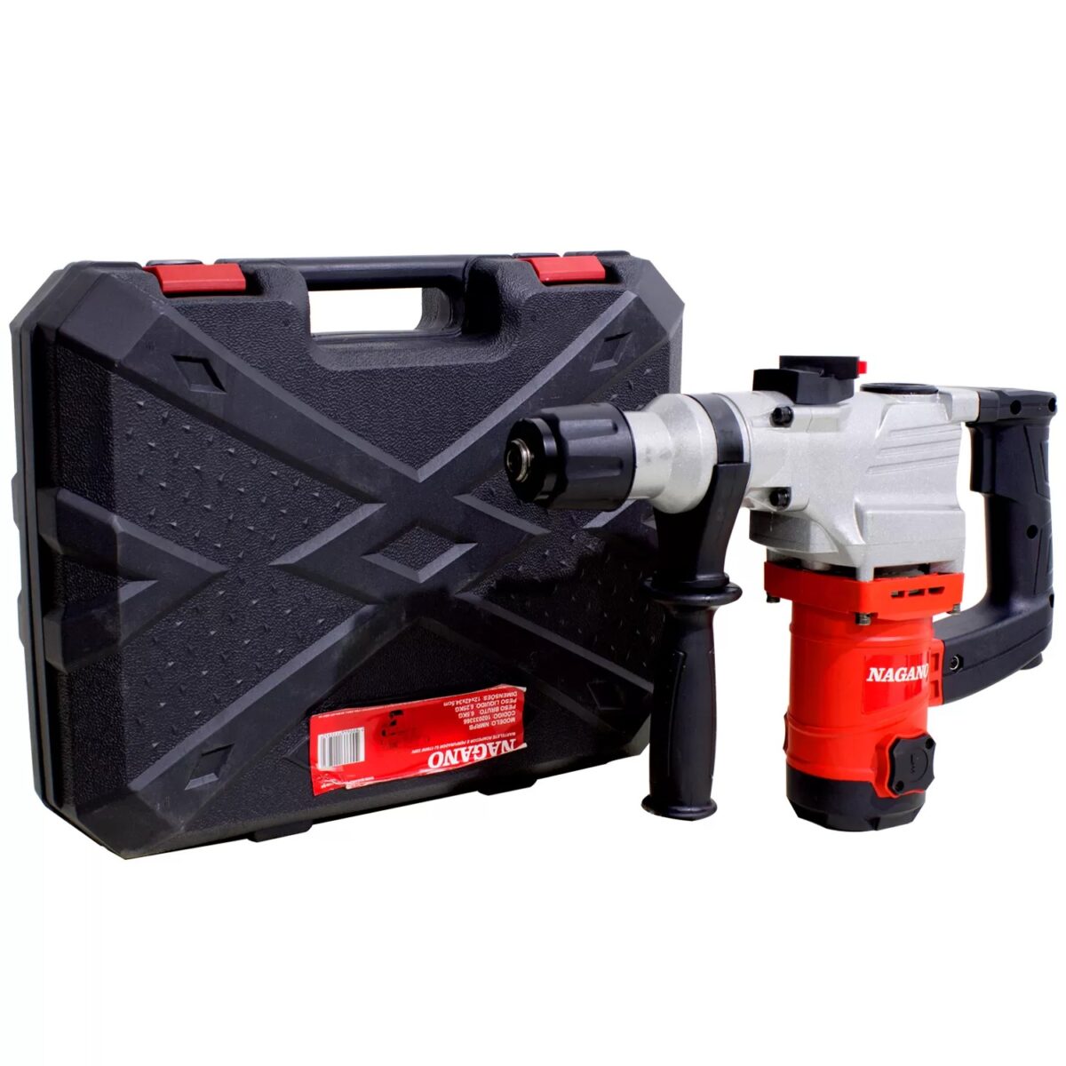 Martelete Rompedor e Perfurador 5j 1700w 220v – Nagano - Imagem 2